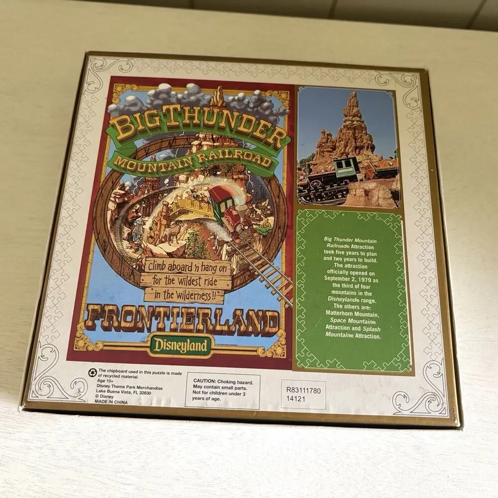 Disney Parks Signature Puzzle Big Thunder Mtn Railroad 35th Anniversary 1000 Pcs